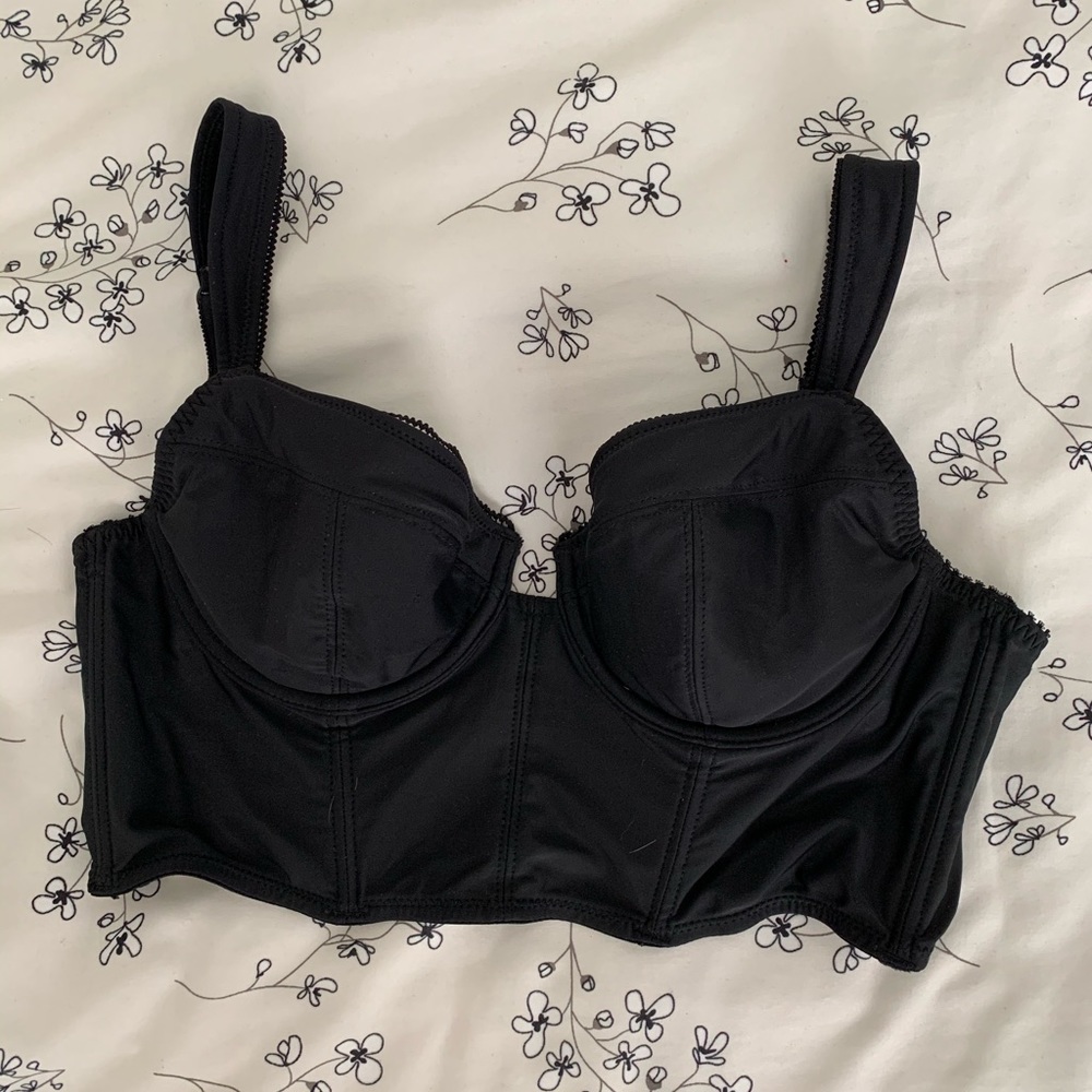 Black Bustier Top